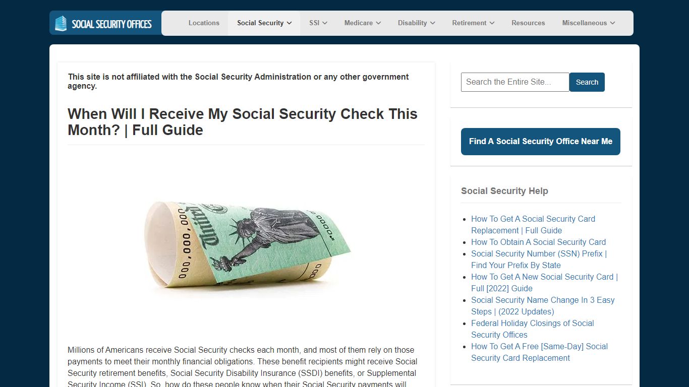 When Will I Receive My Social Security Check This Month? | Full Guide